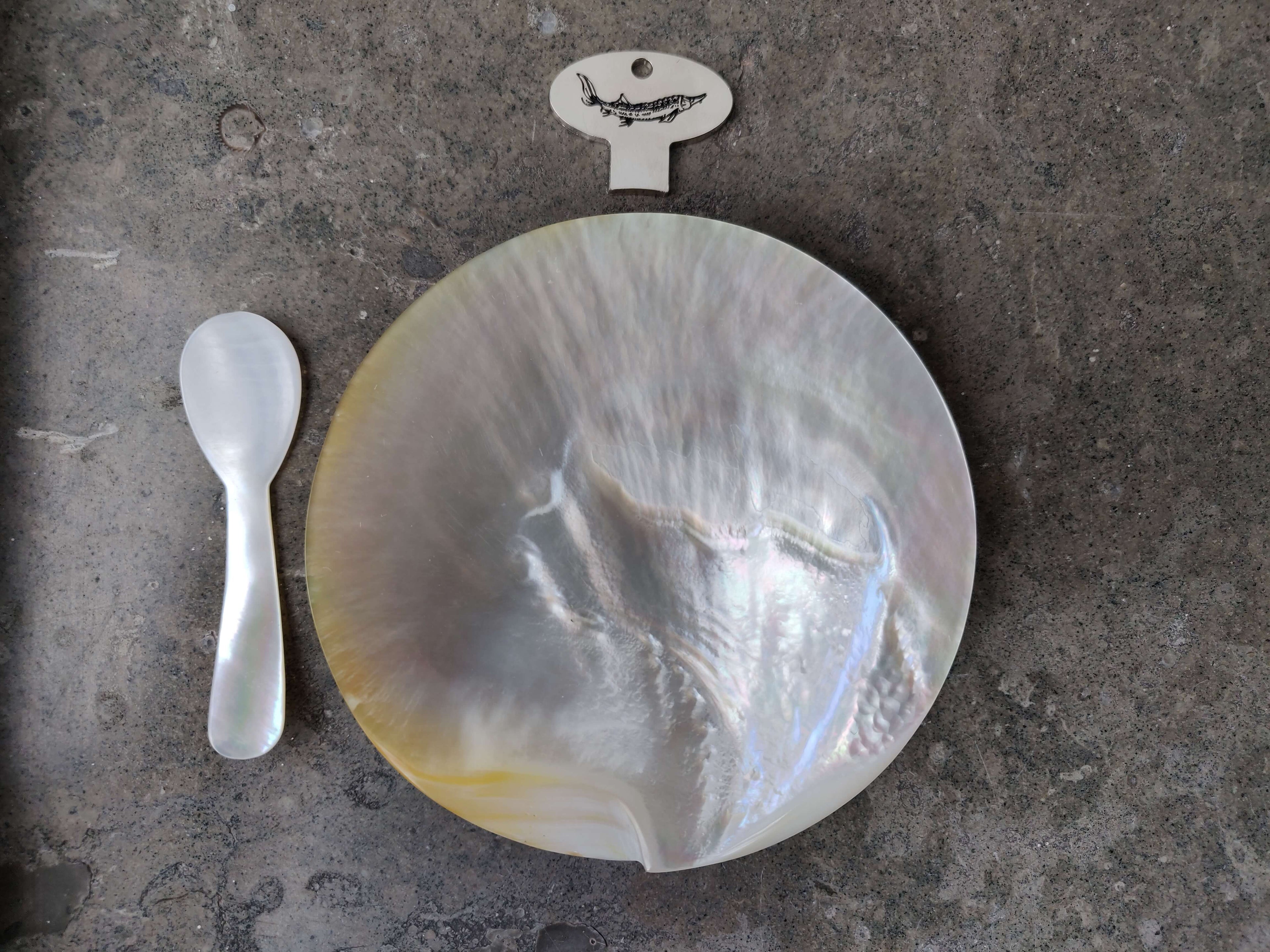Serveringssæt til caviar