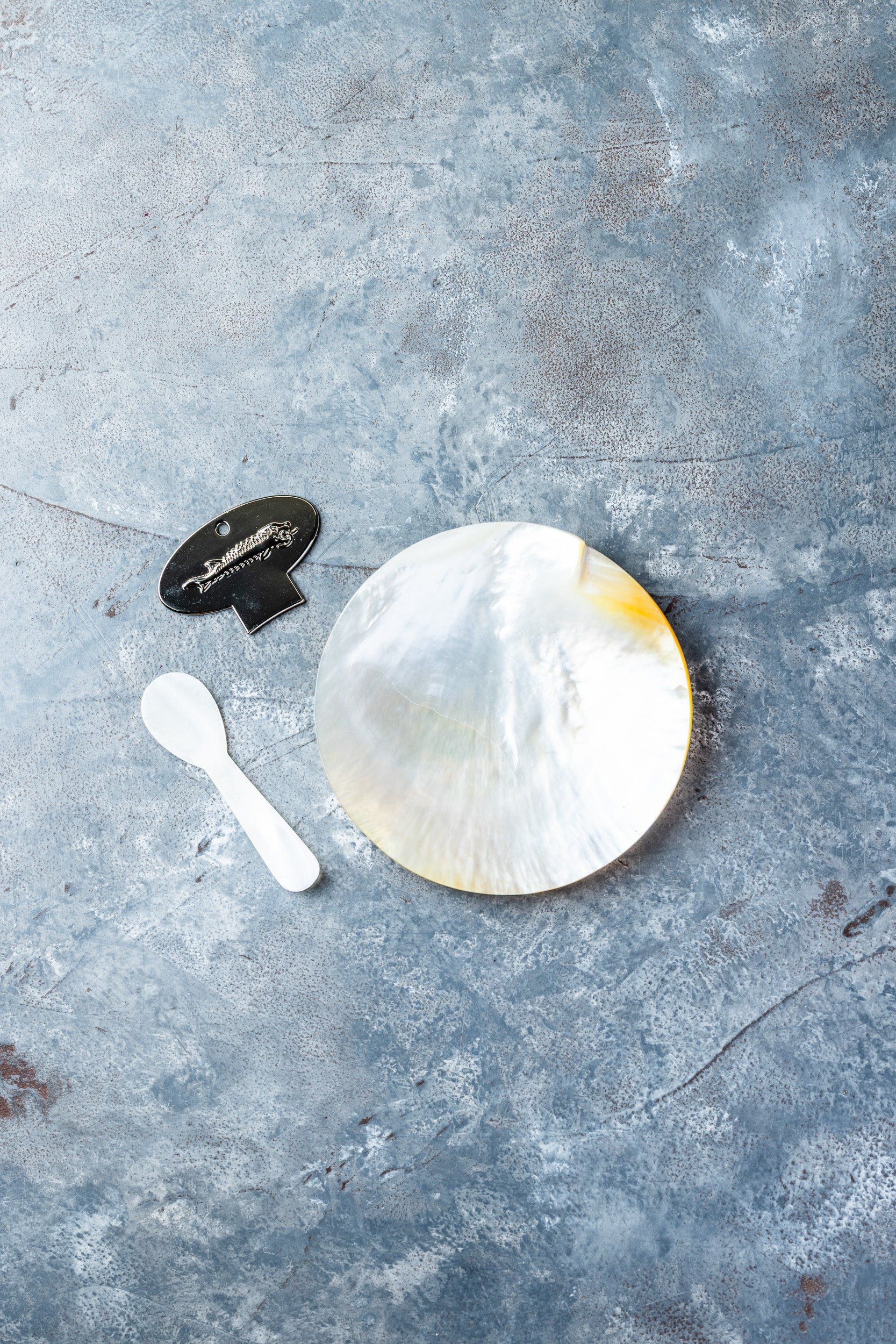 Serveringssæt til caviar